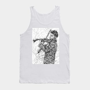 JOSEF HASSID ink portrait Tank Top